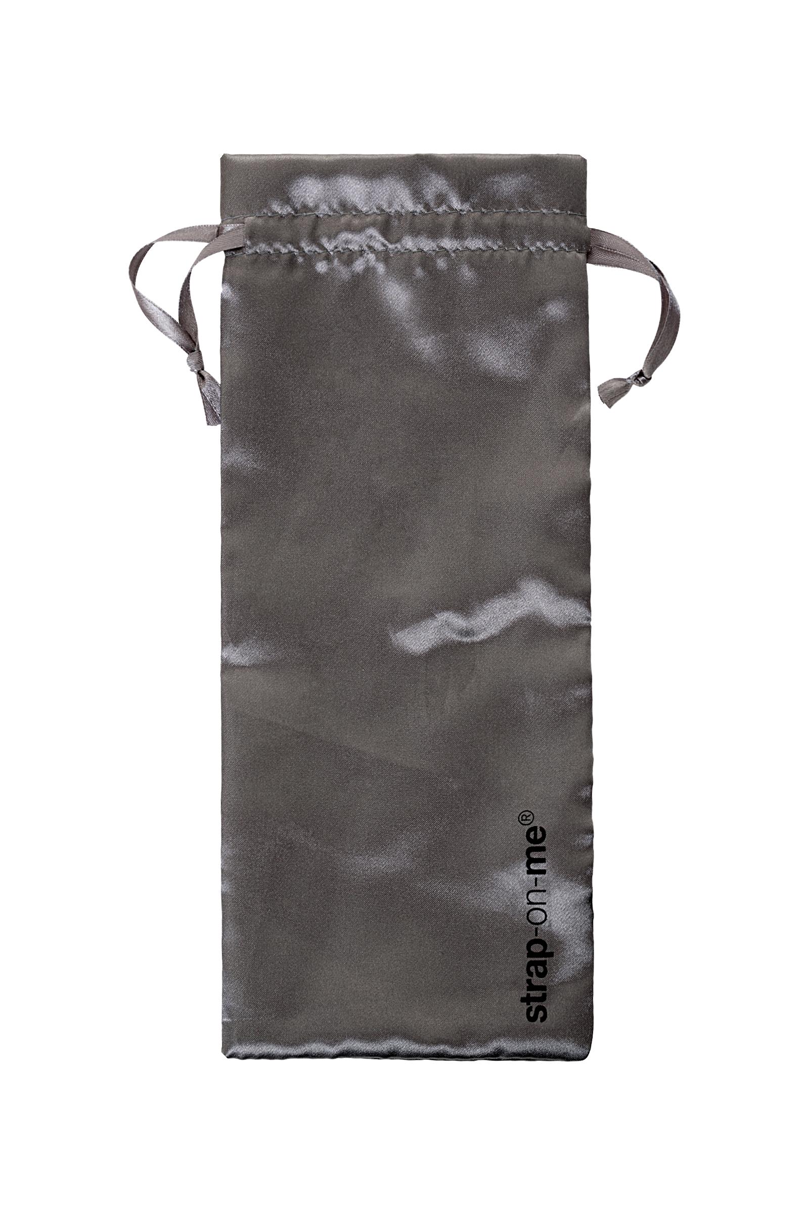 Безремневой нереалистичный страпон Strap-on-me, M, силикон, черный, 24,5 см Vestalshop.ru - Изображение 4