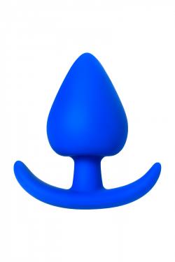 Анальная пробка A-Toys by TOYFA, силикон, синяя, 8,3 см, Ø 4,1 см Vestalshop.ru - Изображение 3