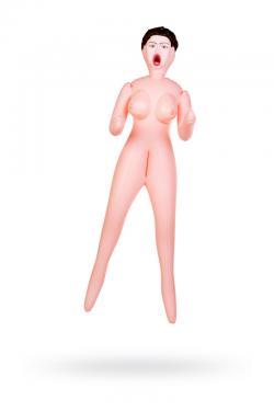 Кукла надувная Dolls-X by TOYFA Violet, брюнетка, с тремя отверстиями, кибер вставка: вагина Vestalshop.ru - Изображение 1