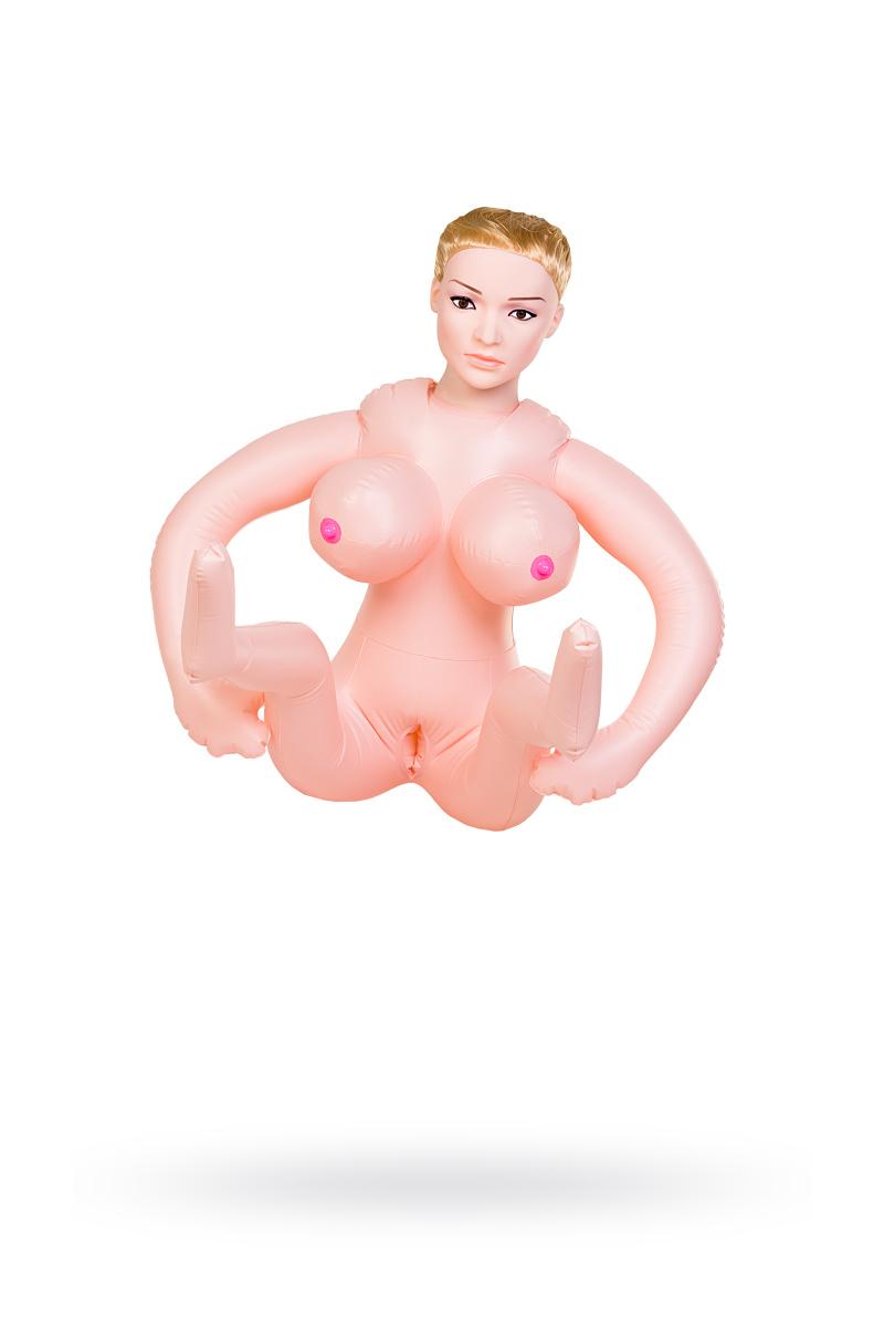 Кукла надувная Dolls-X by TOYF Liliana с реалистичной головой, блондинка, с двумя отверстиями Vestalshop.ru - Изображение 1