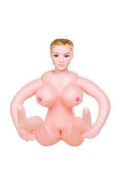 Кукла надувная Dolls-X by TOYF Liliana с реалистичной головой, блондинка, с двумя отверстиями Vestalshop.ru - Изображение 2