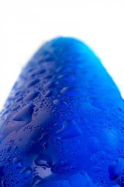 Анальная втулка Sexus Glass, Стекло, Синий, 13,7 см