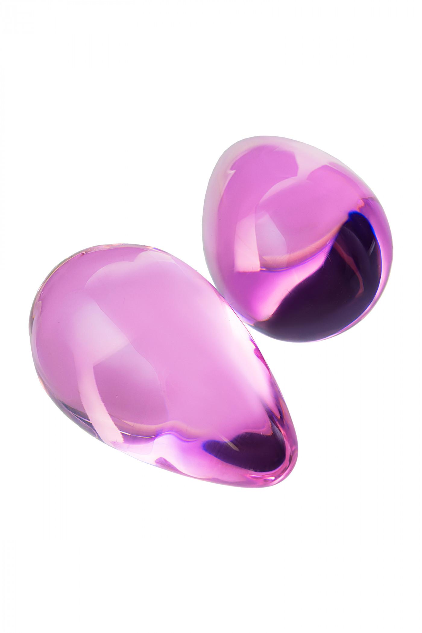 Вагинальные шарики Sexus Glass, Стекло, Розовый, Ø см Vestalshop.ru - Изображение 1