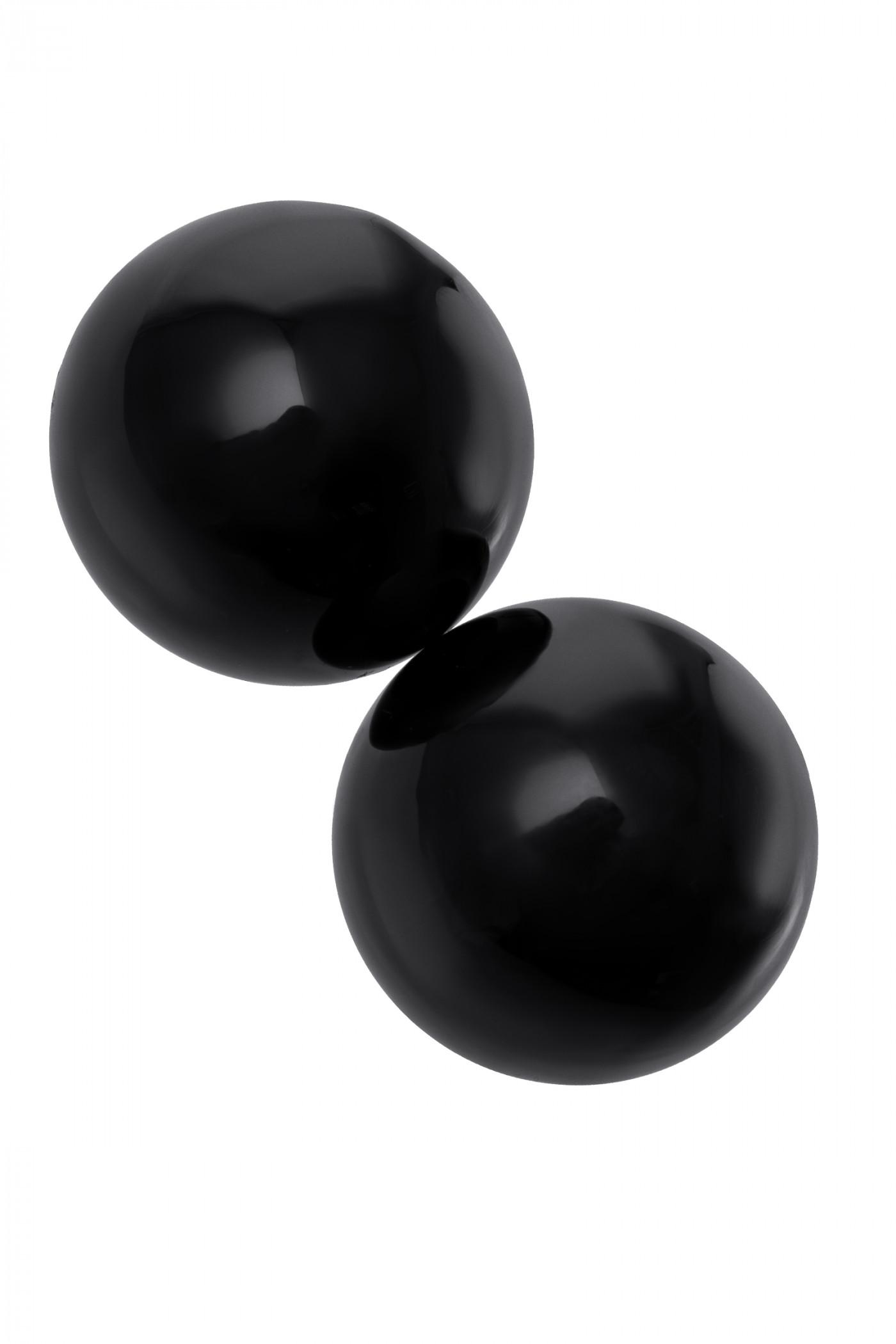 Вагинальные шарики Sexus Glass, Стекло, Чёрный, Ø см