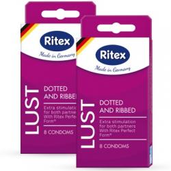 Презервативы RITEX LUST № 8 рифленые с пупырышками 8 шт. Vestalshop.ru - Изображение 5