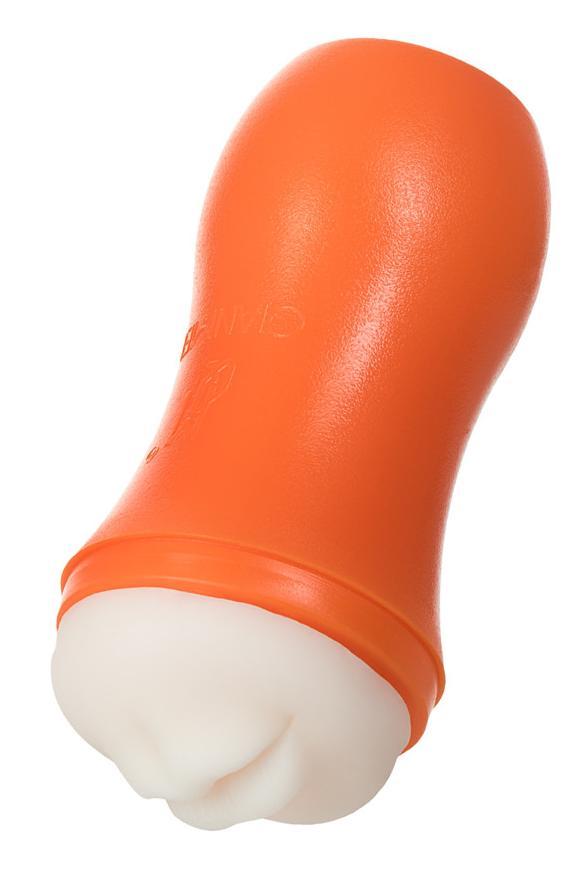 Мастурбатор-ротик A-Toys в оранжевой колбе, 14 см