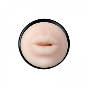 Мастурбатор,черный/телесный, рот, TOYFA A-Toys,24cm, 7,6 cm