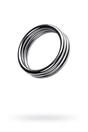Металлическое эрекционное кольцо с рёбрышками D 5см
