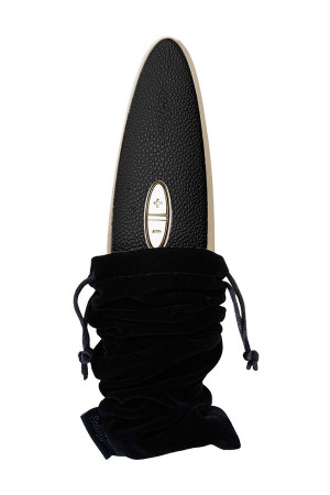 Вибратор Satisfyer Luxury Haute couture, с вакуум-волновым бесконтактным стимулятором, силикон, черн