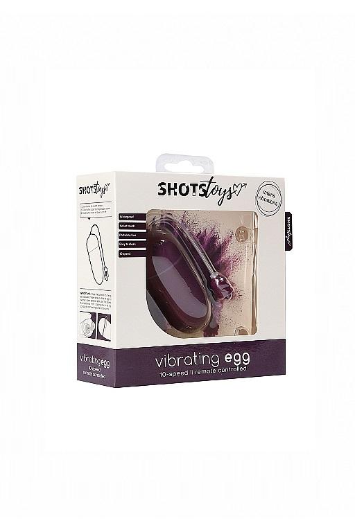 Shots Toys Vibrating Egg Виброяйцо ABS пластик, 8 см, бордовое Vestalshop.ru - Изображение 5