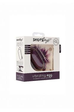 Shots Toys Vibrating Egg Виброяйцо ABS пластик, 8 см, бордовое Vestalshop.ru - Изображение 3