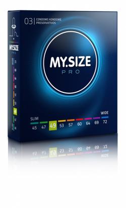MY.SIZE Pro 49 презервативы из латекса 3 шт. Vestalshop.ru - Изображение 1