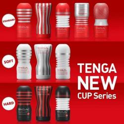 Мастурбатор Tenga Soft Case Cup Gentle, серебристо-белый