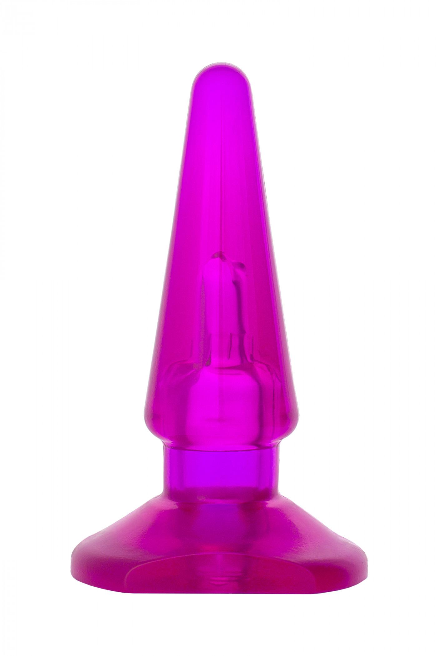 Анальная втулка TOYFA, PVC, фиолетовый, длина 9,5 см диаметр 2 см. Vestalshop.ru - Изображение 4
