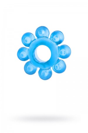 Эрекционное кольцо на пенис TOYFA, TPE, синий