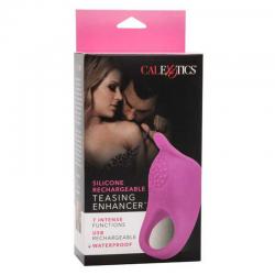 Silicone Rechargeable Teasing Enhancer - Pink