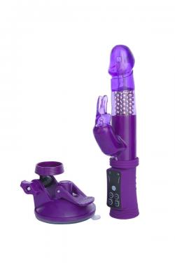 Вибратор с клиторальным стимулятором TOYFA A-Toys, TPR, фиолетовый, 22 см Vestalshop.ru - Изображение 5