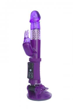 Вибратор с клиторальным стимулятором TOYFA A-Toys, TPR, фиолетовый, 22 см Vestalshop.ru - Изображение 6