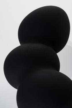 Стимулятор простаты Erotist Fourth, силикон, чёрный, 12,4 см