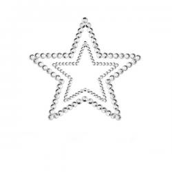 Bijoux Indiscrets Украшение на грудь Mimi Star серебряное