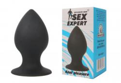 Втулка анальная Sex Expert чёрный, 7 см. Vestalshop.ru - Изображение 3