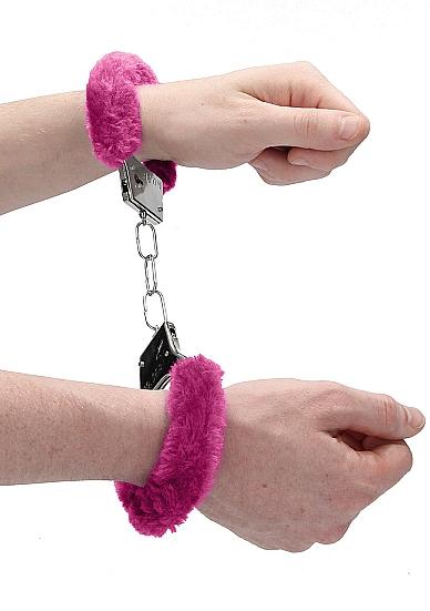 Металлические наручники с меховой обивкой Beginner's Handcuffs Furry Vestalshop.ru - Изображение 3