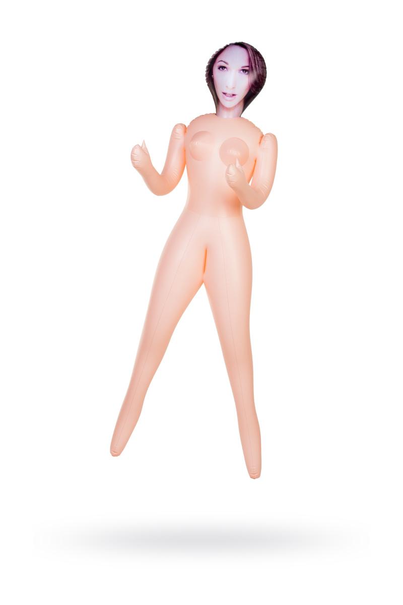 Кукла надувная Jennifer, шатенка, TOYFA Dolls-X, с двумя отверстиями, 160 см Vestalshop.ru - Изображение 4