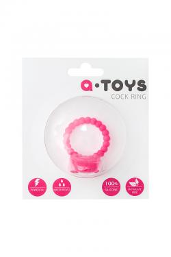 Эрекционное кольцо на пенис TOYFA A-Toys  , Силикон, Розовый, Ø3,5 см Vestalshop.ru - Изображение 3