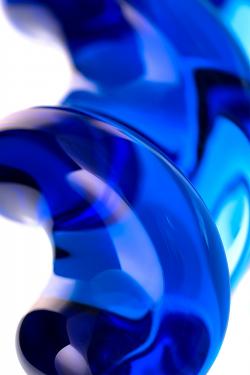 Анальная втулка Sexus Glass, Стекло, Синий, 11,7 см Vestalshop.ru - Изображение 6