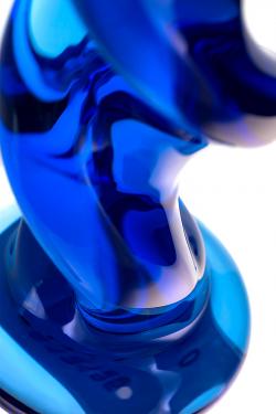 Анальная втулка Sexus Glass, Стекло, Синий, 11,7 см Vestalshop.ru - Изображение 7