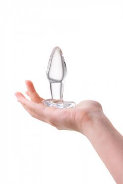Sexus Glass анальная втулка стекло, 10,5 см Vestalshop.ru - Изображение 4