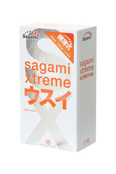 Презервативы SAGAMI Xtreme 0.04мм ультратонкие 15 шт.