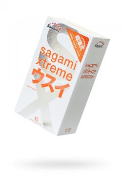 Презервативы SAGAMI Xtreme 0.04мм ультратонкие 15 шт.