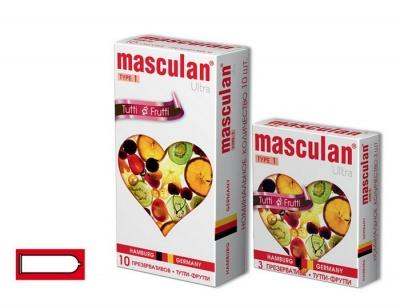 Презервативы Masculan Ultra Tutti-Frutti 10 шт. Vestalshop.ru - Изображение 1
