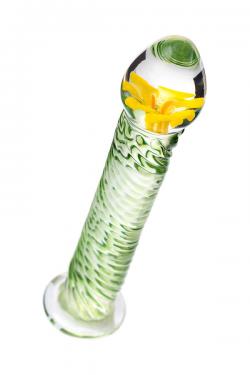 Нереалистичный фаллоимитатор Sexus Glass, Стекло, Прозрачный, 18,5 см