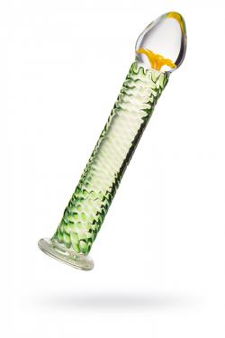 Нереалистичный фаллоимитатор Sexus Glass, Стекло, Прозрачный, 18,5 см
