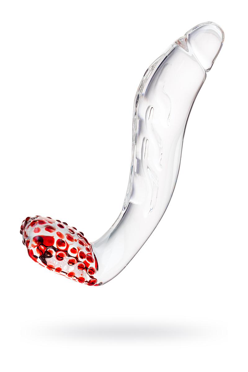 Нереалистичный фаллоимитатор Sexus Glass, стекло, прозрачный, 17,5 см Vestalshop.ru - Изображение 1
