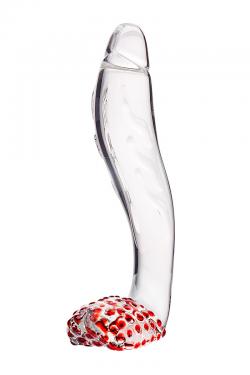 Нереалистичный фаллоимитатор Sexus Glass, стекло, прозрачный, 17,5 см Vestalshop.ru - Изображение 2