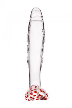 Нереалистичный фаллоимитатор Sexus Glass, стекло, прозрачный, 17,5 см Vestalshop.ru - Изображение 3