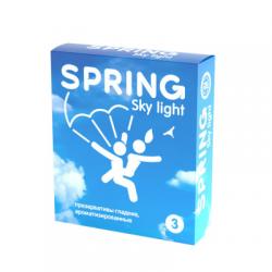 SPRING SKY LIGHT ультратонкие презервативы 3 шт. Vestalshop.ru - Изображение 1
