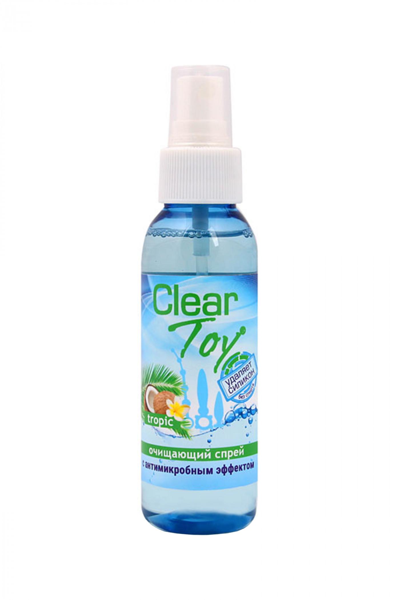 Очищающий спрей  ''Clear toy tropic'' с антимикробным эффектом  100 мл
