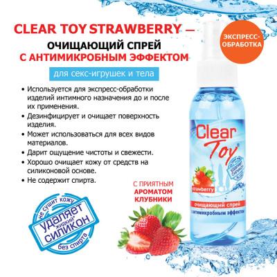 Спрей очищающий CLEAR TOY STRAWBERRY 100 мл Vestalshop.ru - Изображение 3
