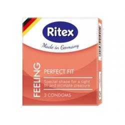 Презервативы "RITEX PERFECT FIT № 8" (анатомической формы с накопителем), 3 штук