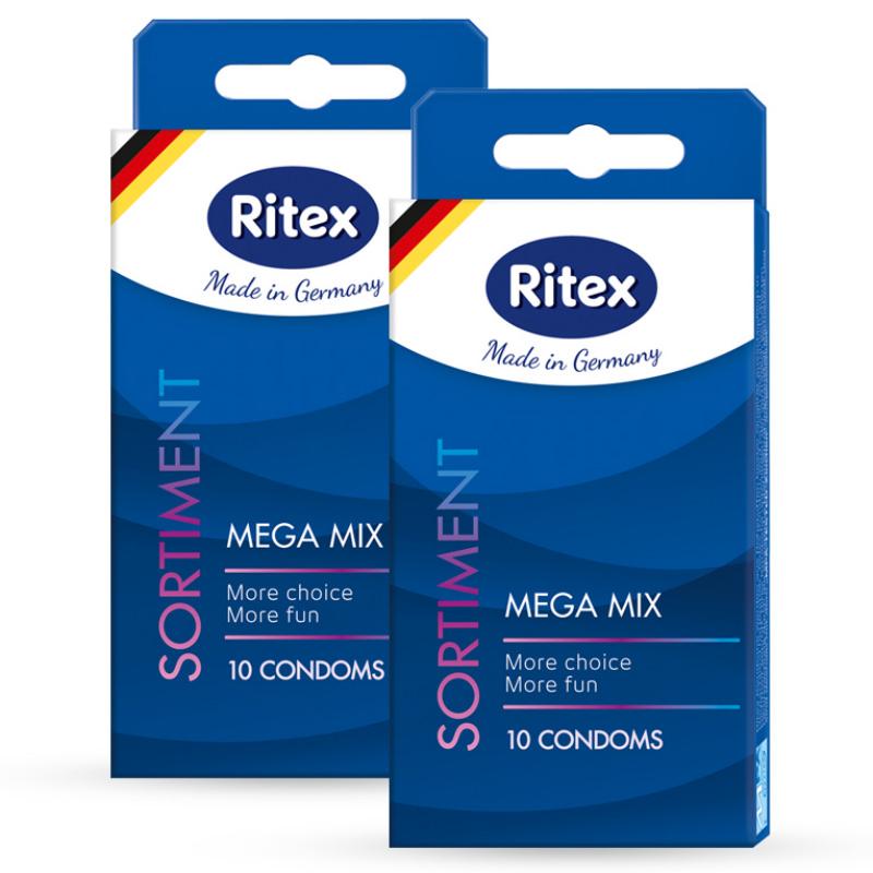 Презервативы "RITEX SORTIMENT № 10" (ассорти), 10 штук