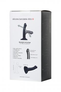 Ремневой нереалистичный страпон на присоске Strap-on-me, S, силикон, черный, 17 см Vestalshop.ru - Изображение 15