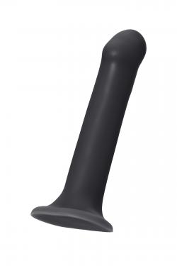 Ремневой нереалистичный страпон на присоске Strap-on-me, L, силикон, черный, 19 см Vestalshop.ru - Изображение 3