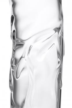 Нереалистичный фаллоимитатор Sexus Glass, стекло, прозрачный, 19,5 см