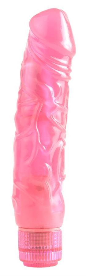 Розовый рельефный вибратор Juicy Jewels Pipedream - 22 см Vestalshop.ru - Изображение 5