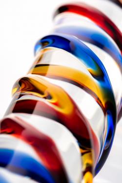 Нереалистичный фаллоимитатор Sexus Glass, Стекло, Прозрачный, 19,7 см