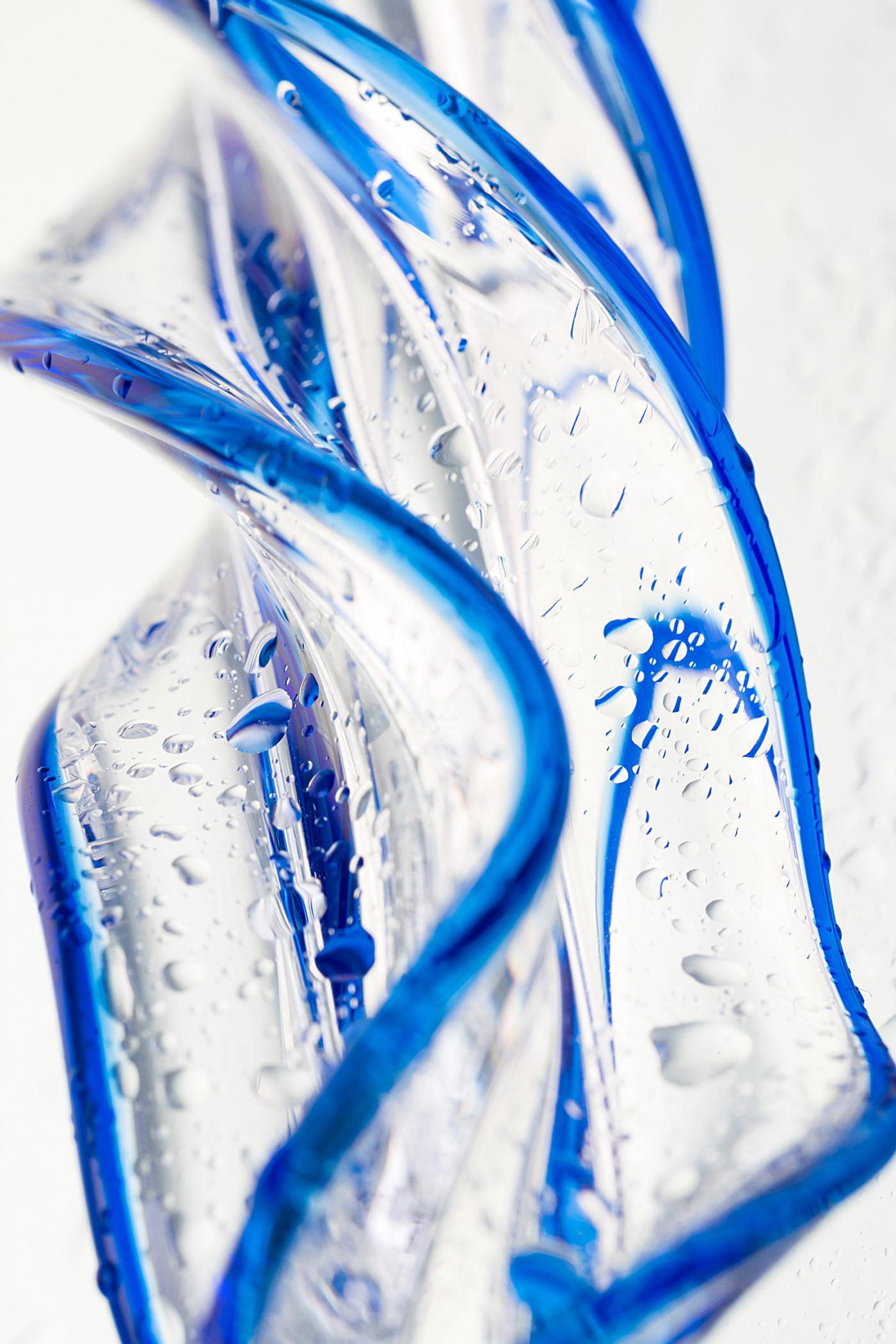 Нереалистичный фаллоимитатор Sexus Glass, Стекло, Прозрачный, 18,7 см